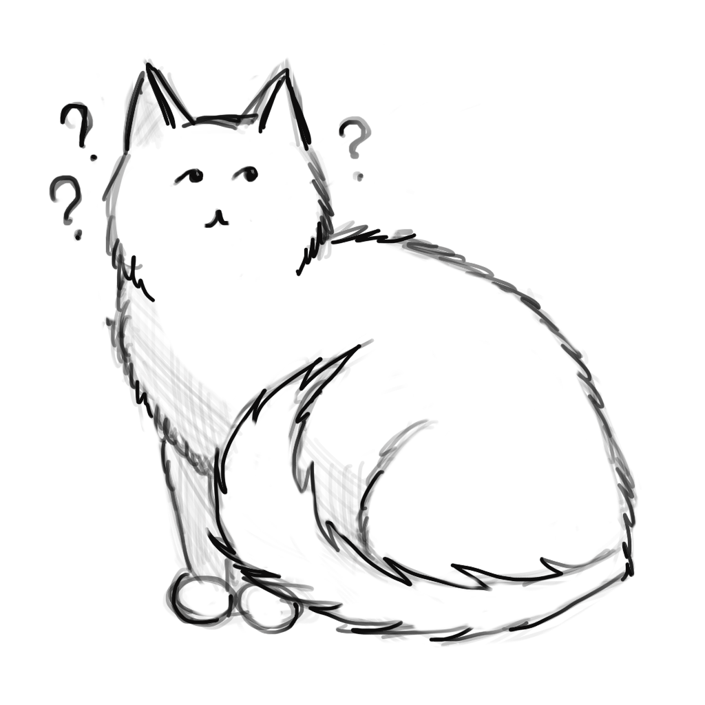 Splotch the Cat noticed your arrival.